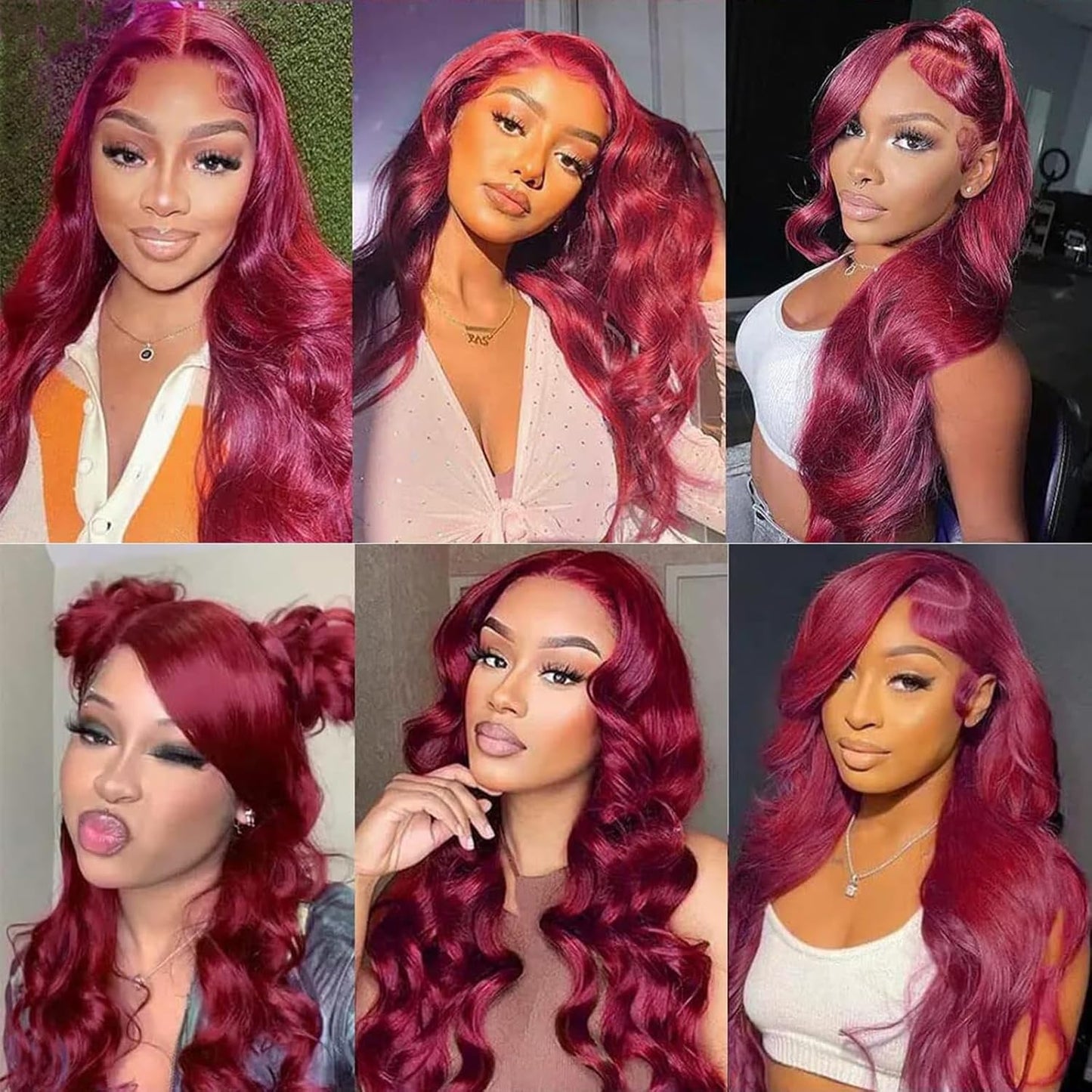 Body Wave #99J / Burgundy Full HD Lace Wig