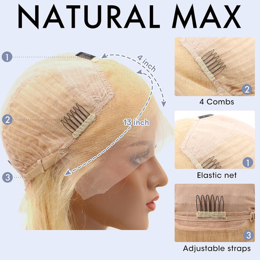 Curly #613 / Blonde 13x4 Lace Front Wig