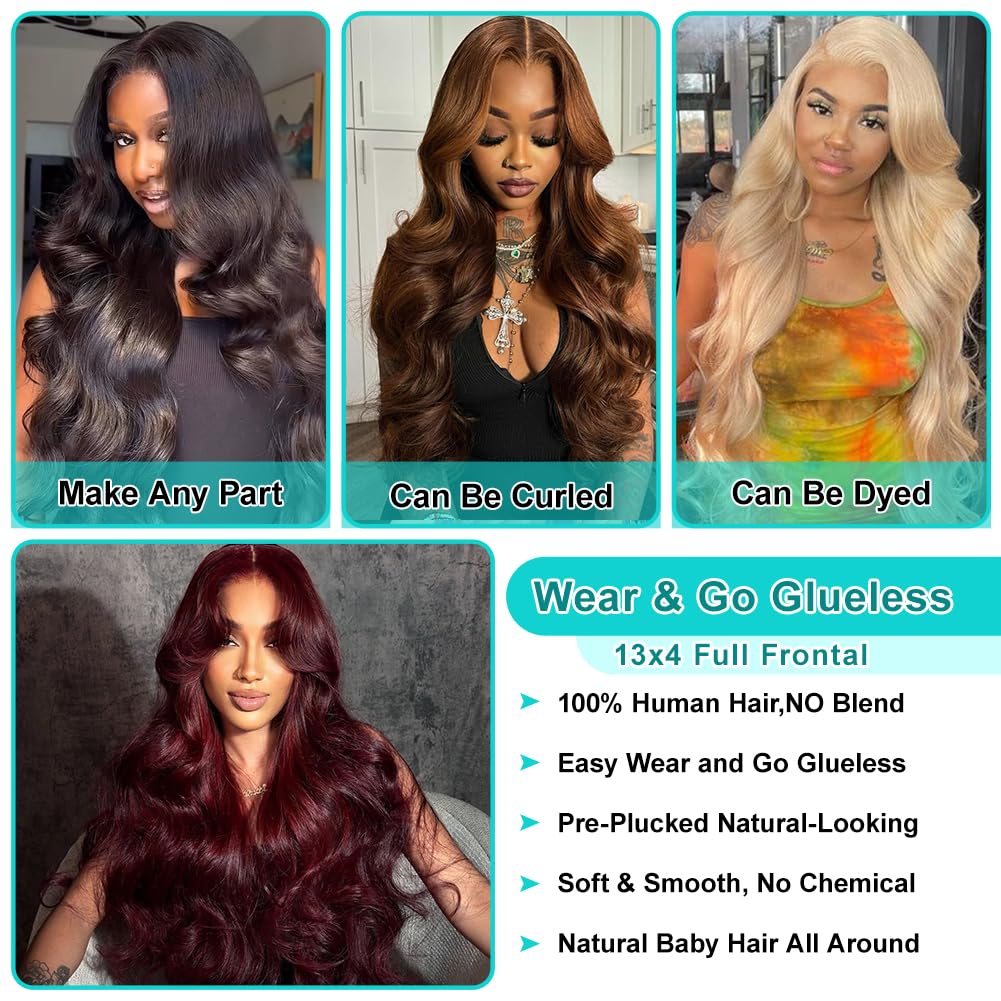 Body Wave 13x4 Lace Front Wig