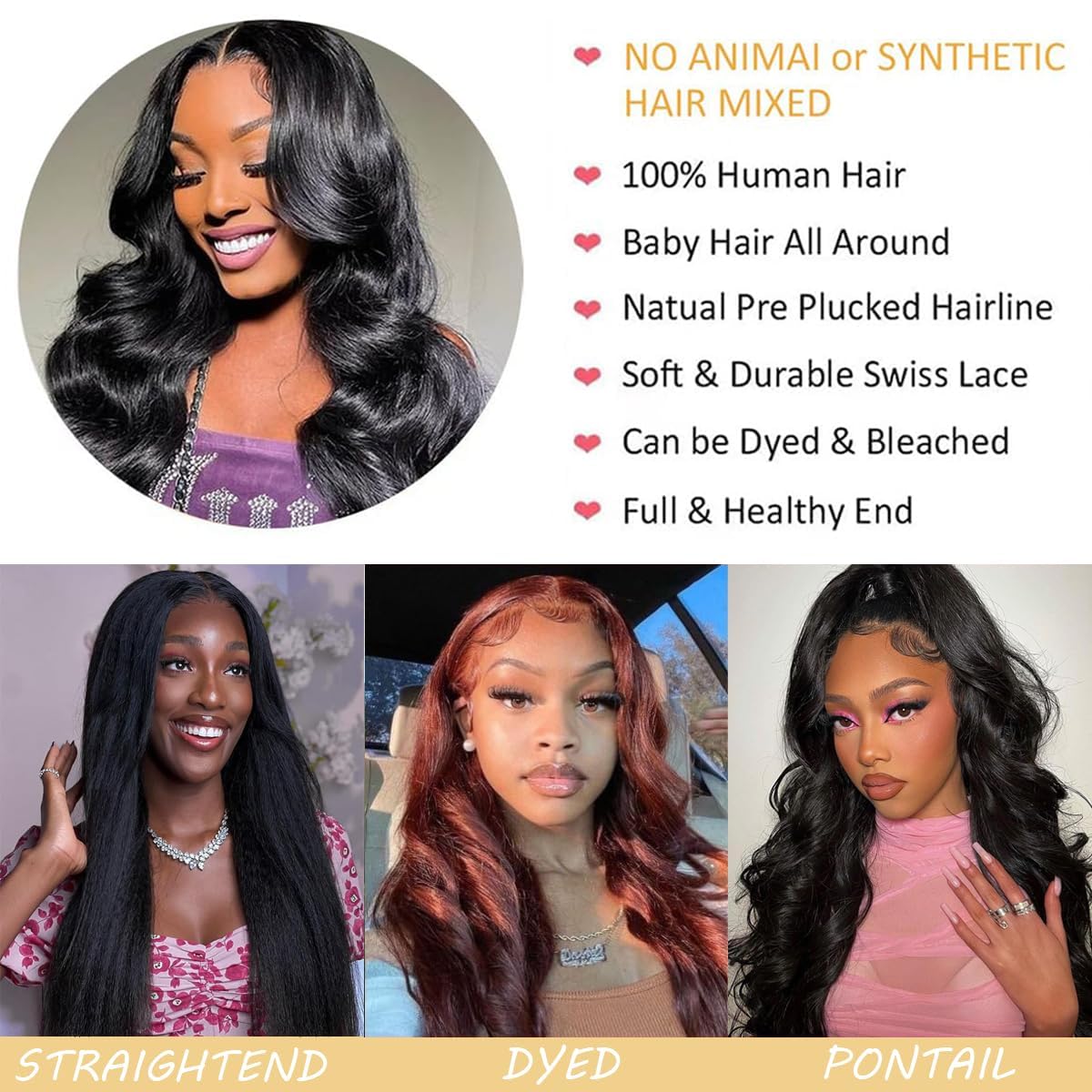 Body Wave 13x4 HD Lace Wig