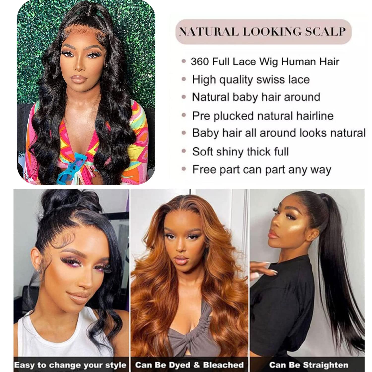 Body Wave Full Lace Front Wig