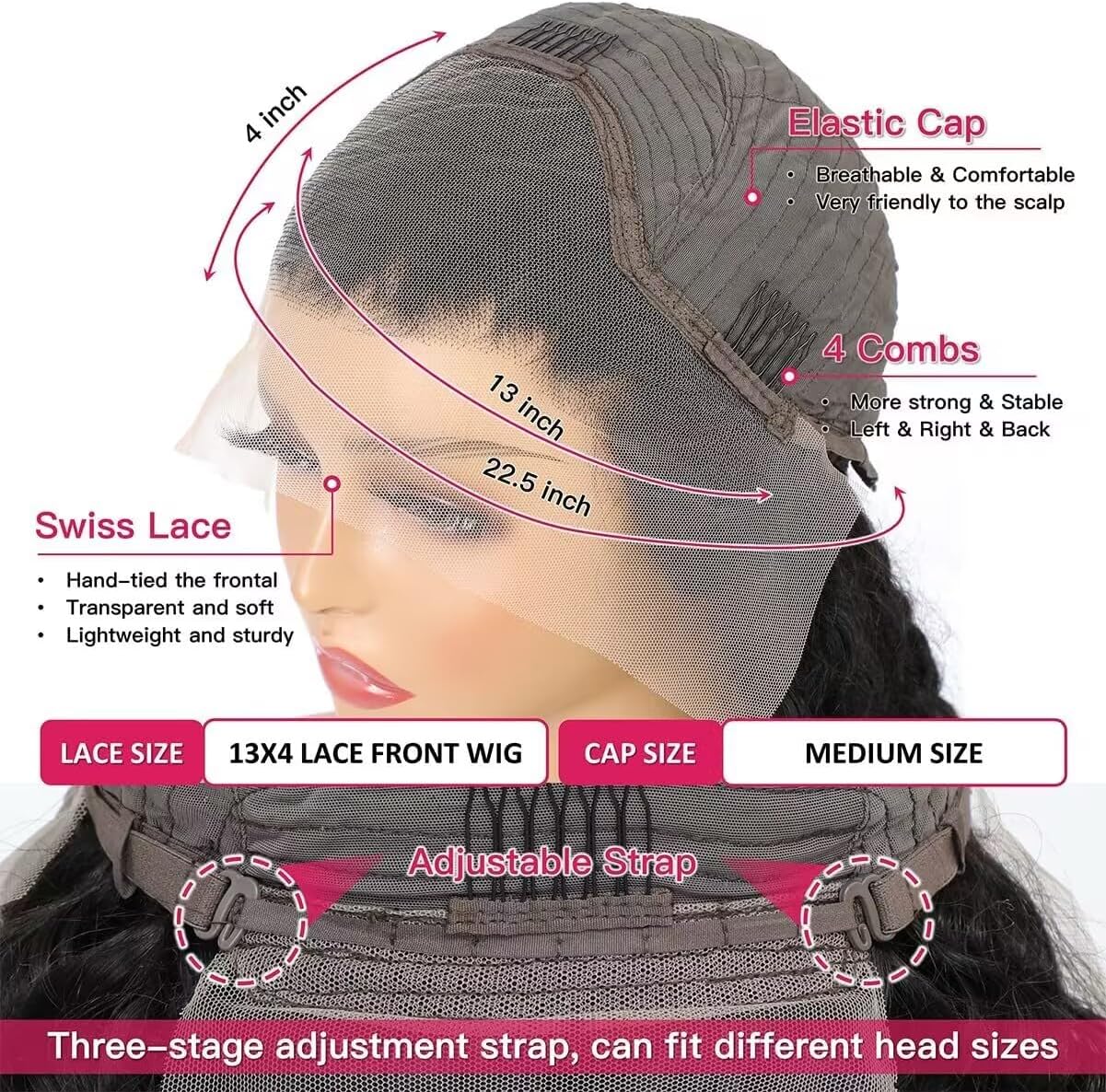 Curly 13x4 Lace Front Wig