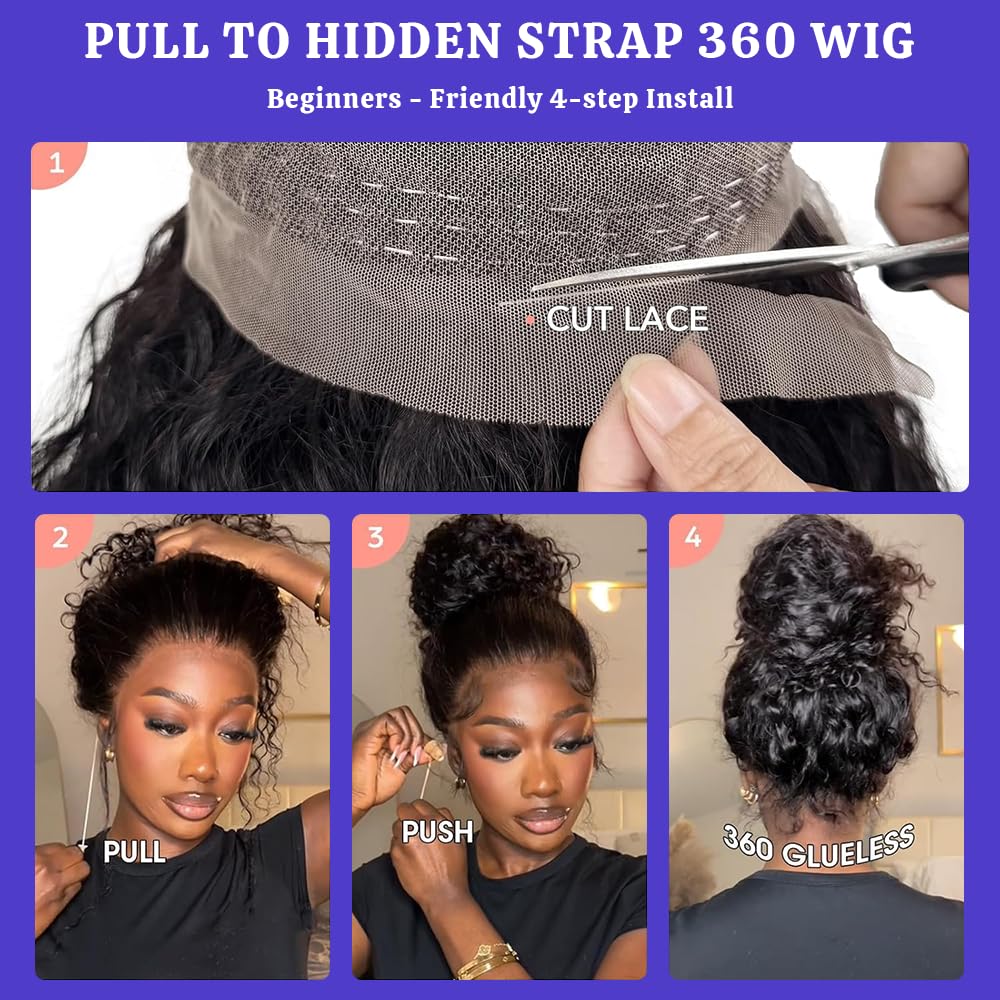 Curly 360 Lace Front Wig