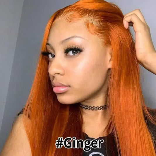 Straight Ginger 360 HD Lace Wig