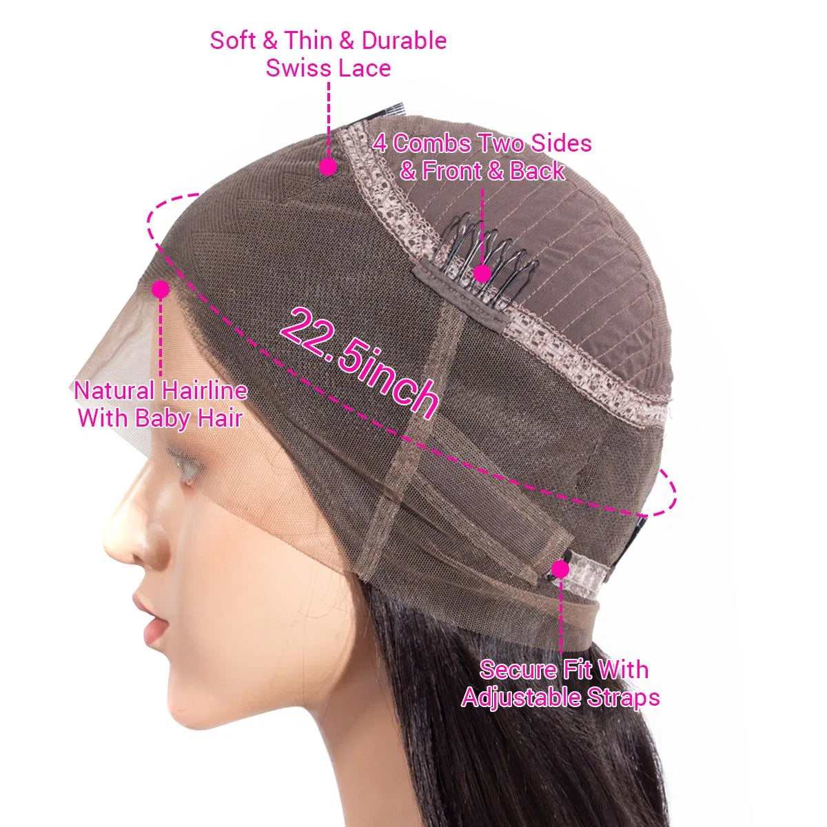 Straight 360 Lace Front Wig