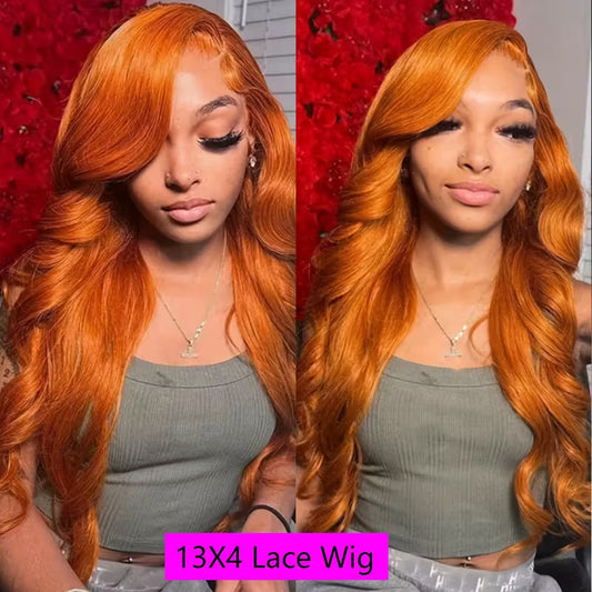 Body Wave Ginger 13x4 Lace Front Wig