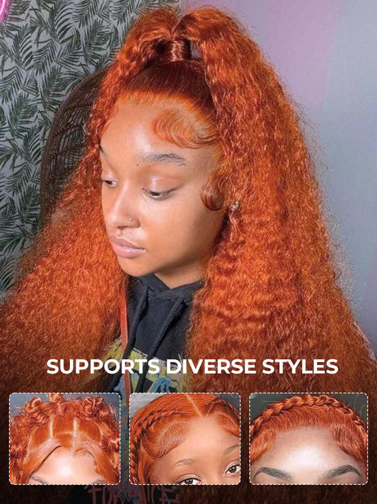 Curly Ginger Full HD Lace Wig