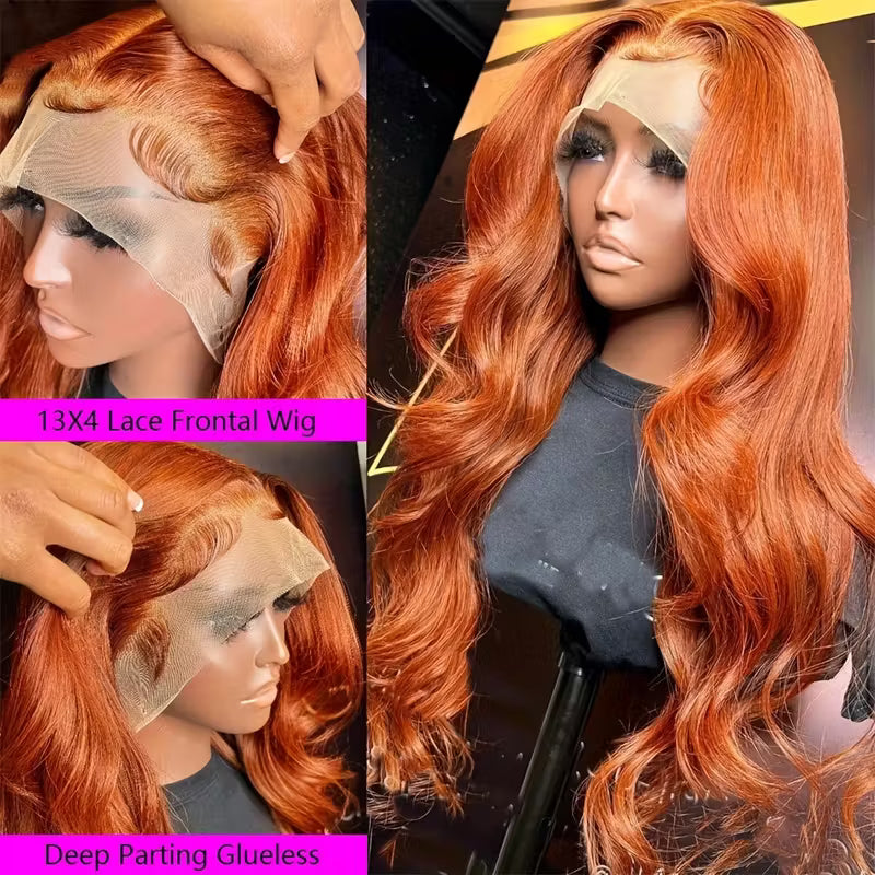 Body Wave Ginger 13x4 Lace Front Wig