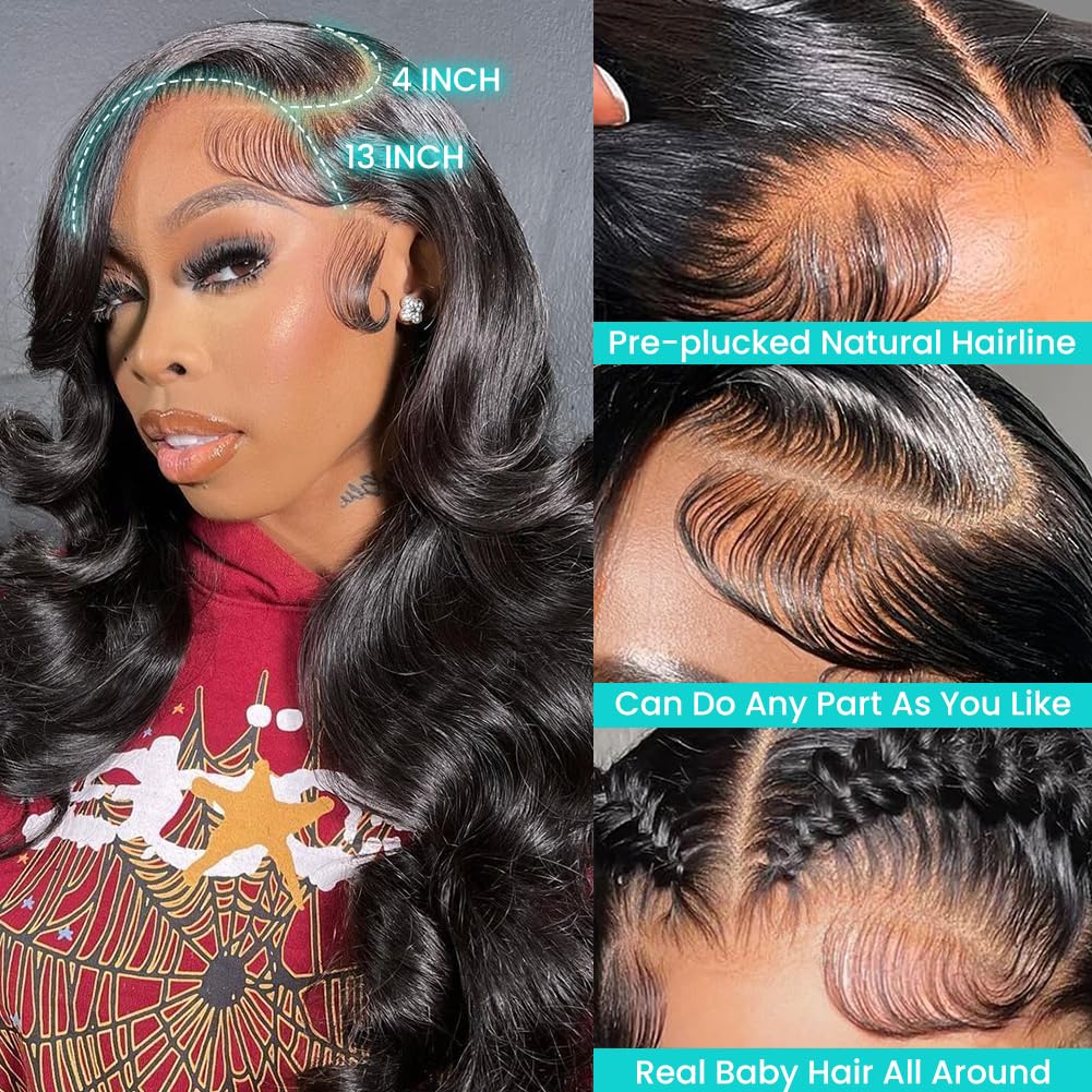 Body Wave 13x4 Lace Front Wig