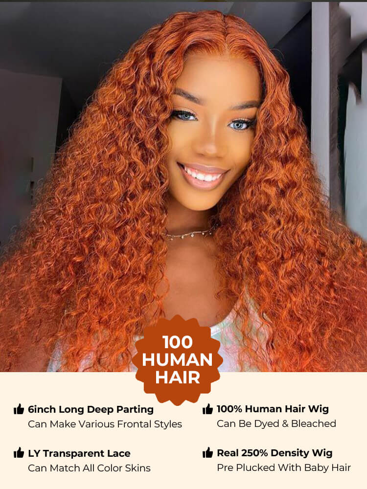 Curly Ginger Full HD Lace Wig