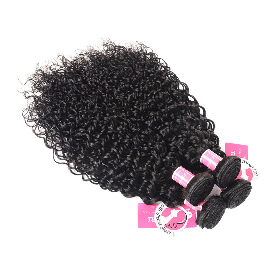 Alipearl Indian Natural Wave Hair Bundles 4 pcs