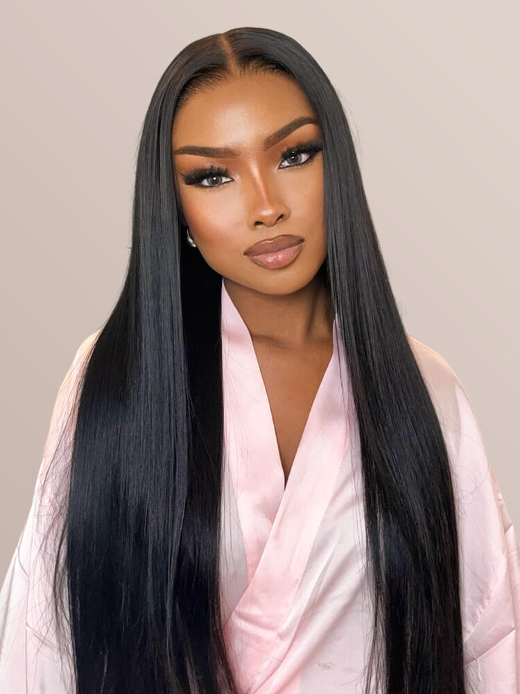 250% Density Straight 13x6 HD Lace Frontal Wig Brazilian Virgin Hair