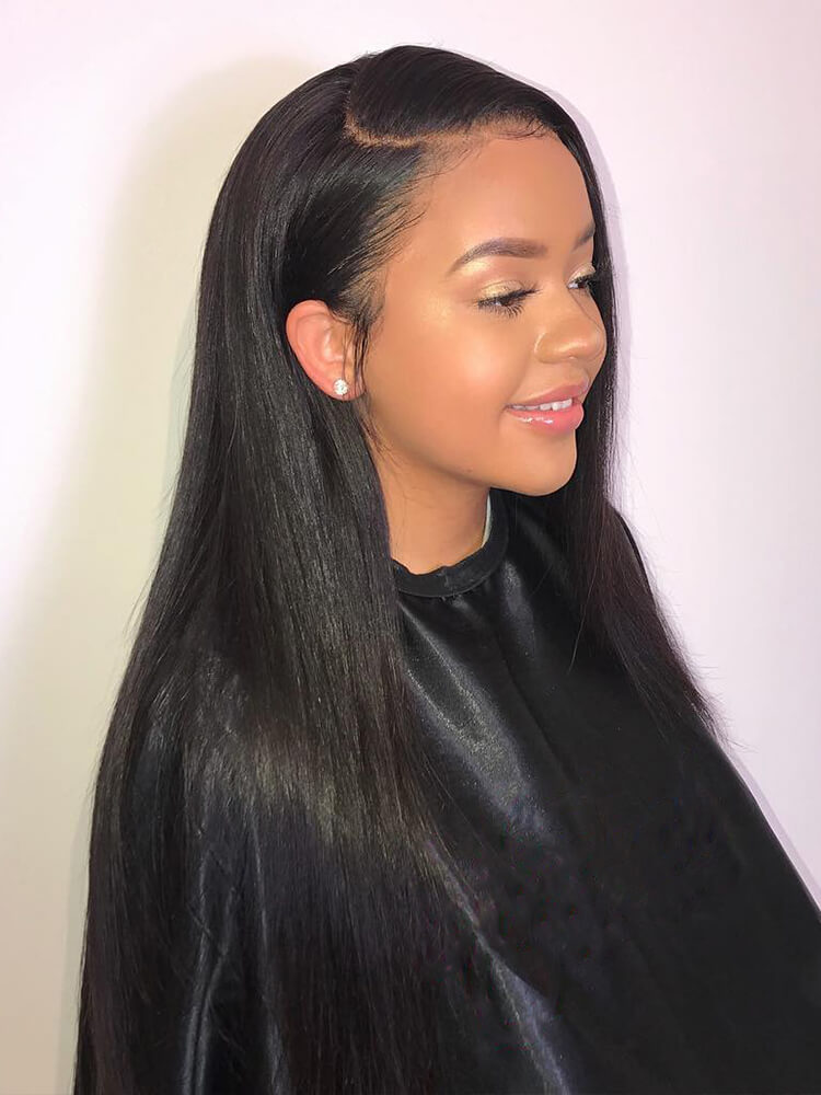 Deep Part 6*6 Lace Wigs Straight Super Invisible Glueless HD Lace Wigs