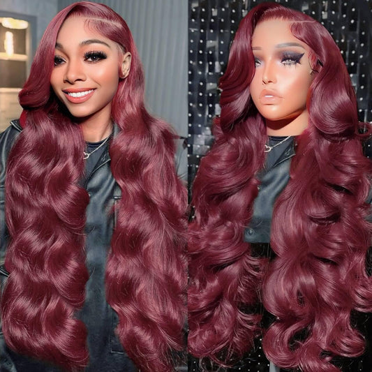 Body Wave #99J / Burgundy 13x6 HD Lace Wig