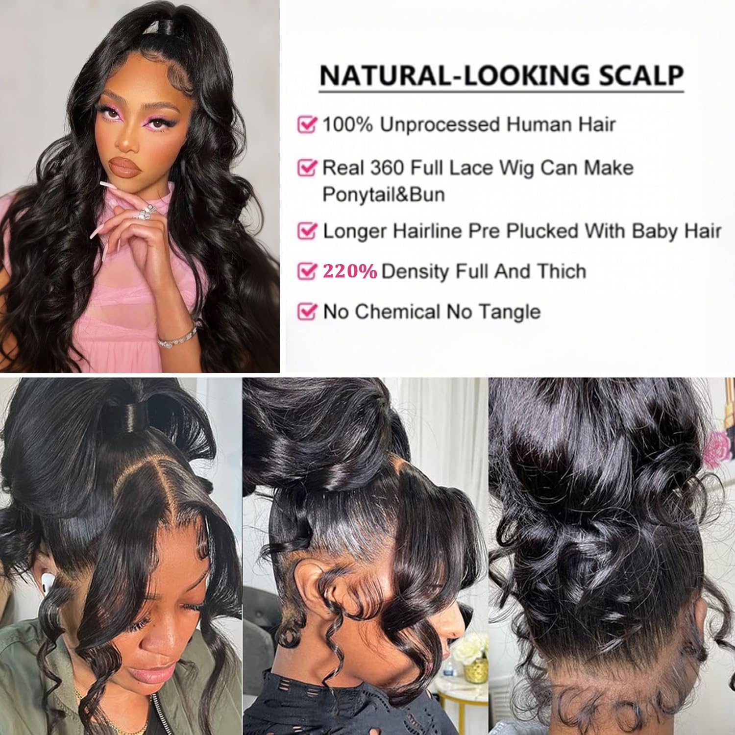 Body Wave 360 Lace Front Wig