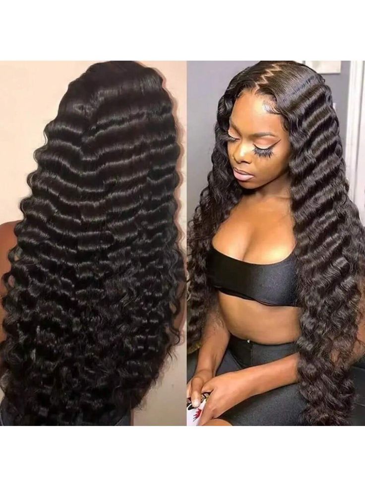 HD 13x6 Lace Frontal Wigs Loose Deep Wave 250% Full Density