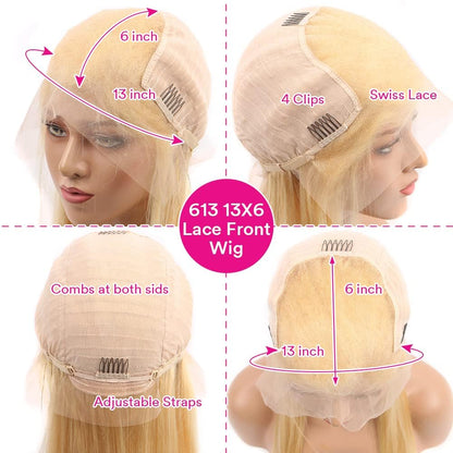 Curly #613 / Blonde 13x6 HD Lace Wig