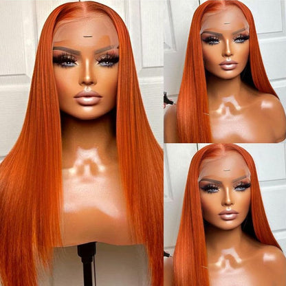 Straight Ginger 13x6 HD Lace Wig
