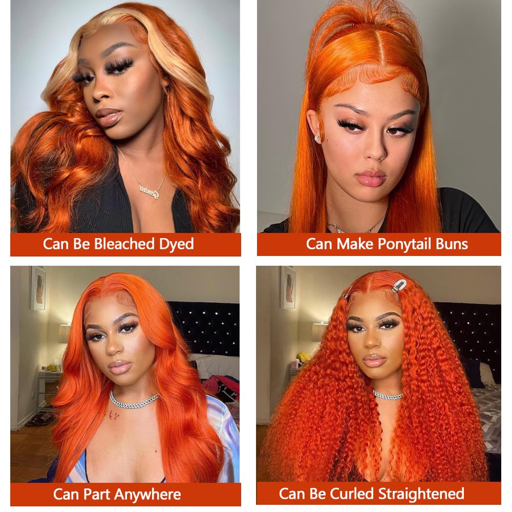 Body Wave Ginger 13x6 HD Lace Wig