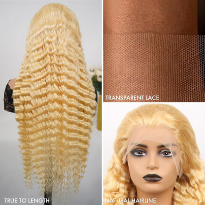 Curly #613 / Blonde 13x4 HD Lace Wig