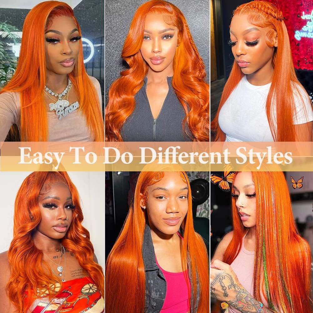 Straight Ginger Full HD Lace Wig