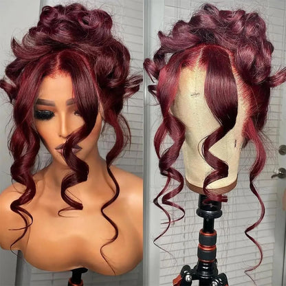 Body Wave #99J / Burgundy 360 HD Lace Wig