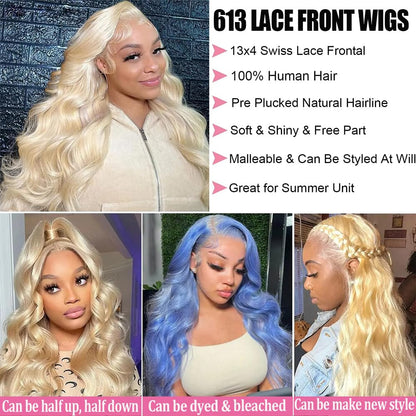 Body Wave #613 / Blonde 13x4 Lace Front Wig