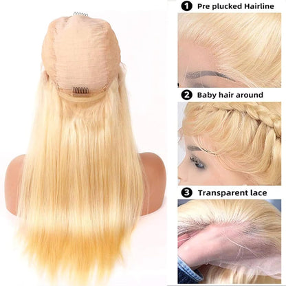 Straight #613 / Blonde 13x4 Lace Front Wig