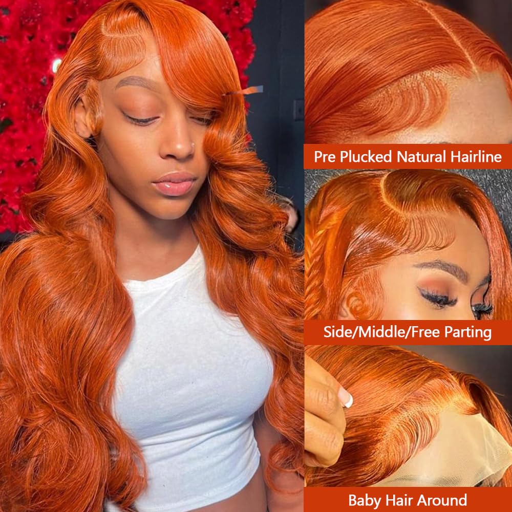 Body Wave Ginger 13x6 HD Lace Wig
