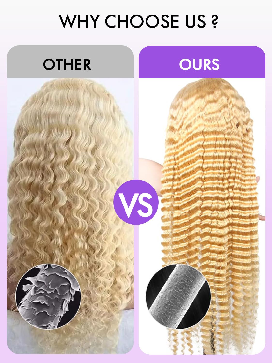 Curly #613 / Blonde 13x4 HD Lace Wig