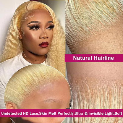 Curly #613 / Blonde 13x6 HD Lace Wig