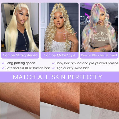 Body Wave #613 / Blonde Full HD Lace Wig