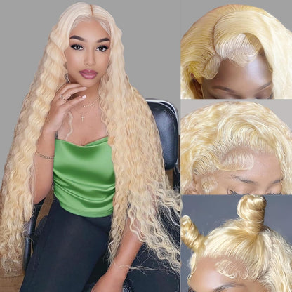 Curly #613 / Blonde Full HD Lace Wig