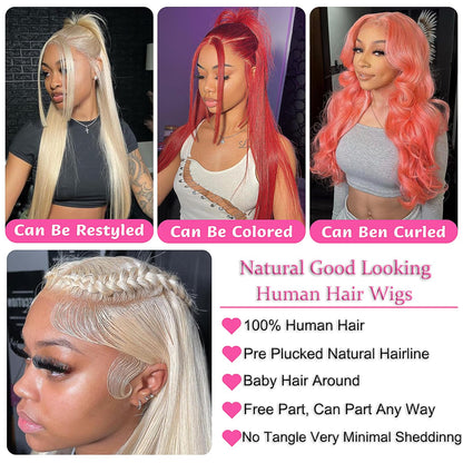 Straight #613 / Blonde 13x4 HD Lace Wig