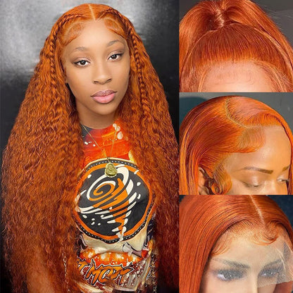 Curly Ginger 13x4 HD Lace Wig