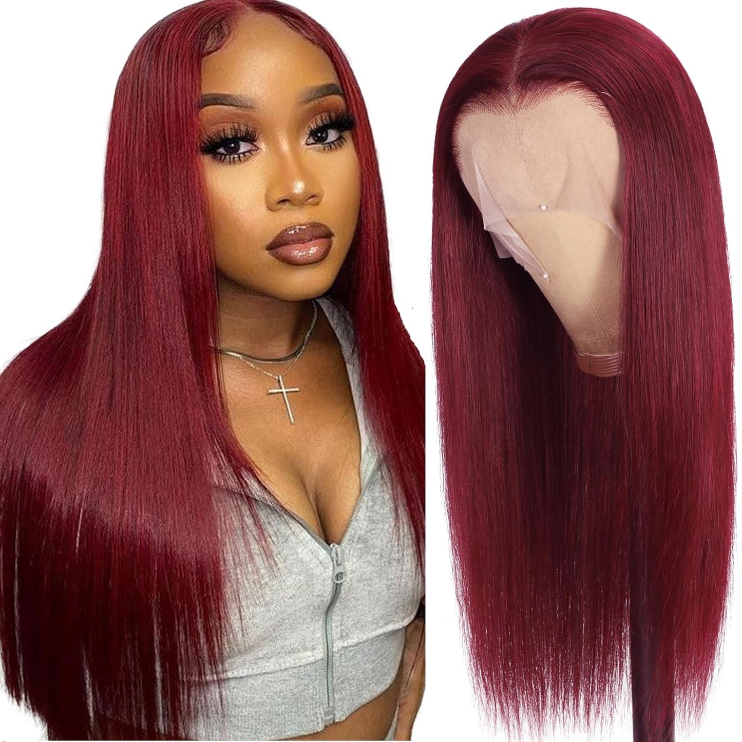 Straight #99J / Burgundy 13x6 HD Lace Wig