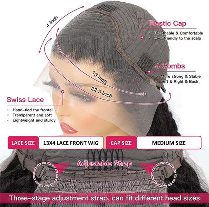 Curly 13x4 Lace Front Wig