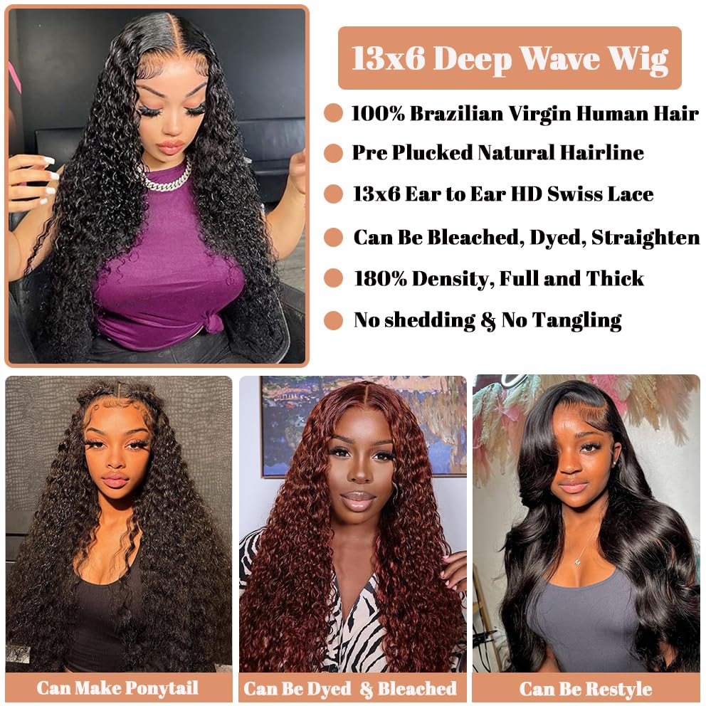Curly 13x6 HD Lace Wig