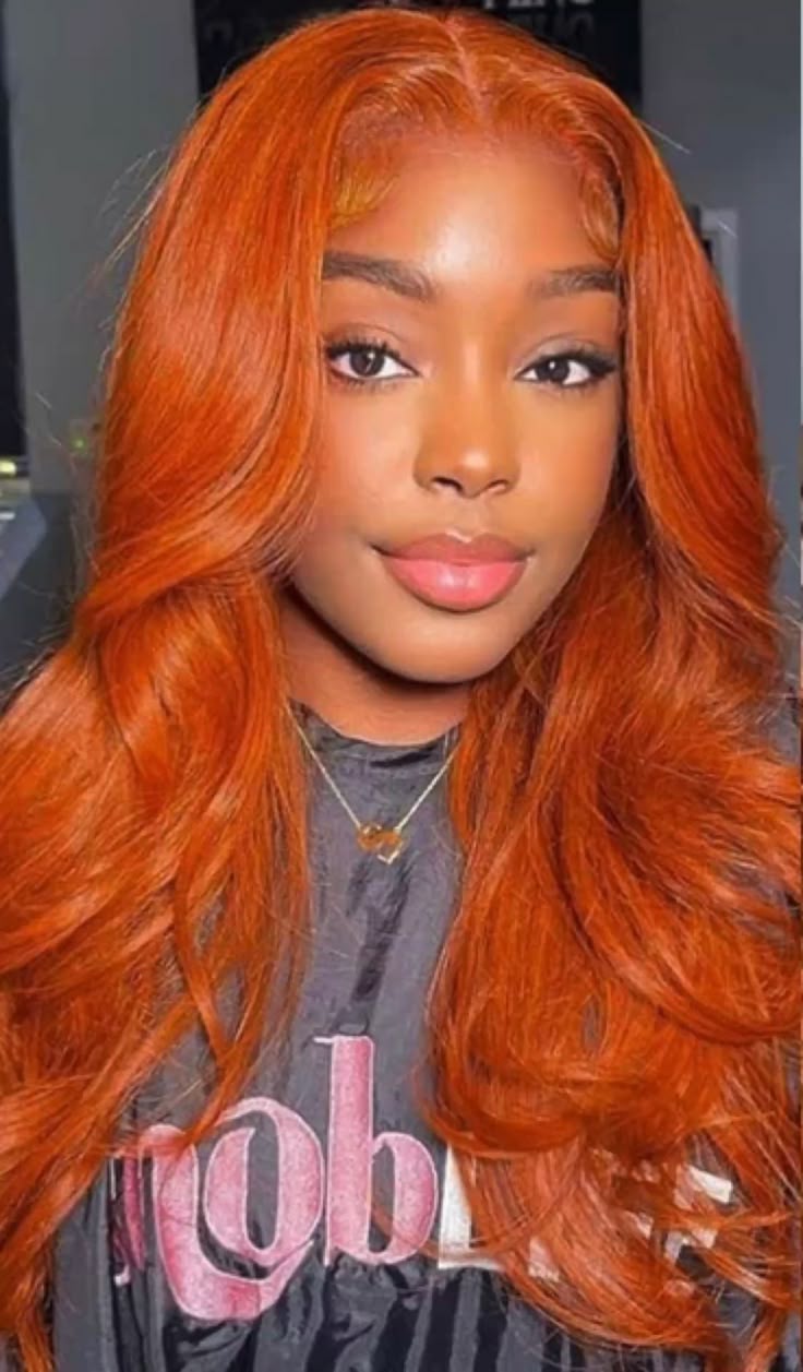 Ginger Layered Cut Body Wave 13x4 Glueless Lace Wig With Curtain Bang