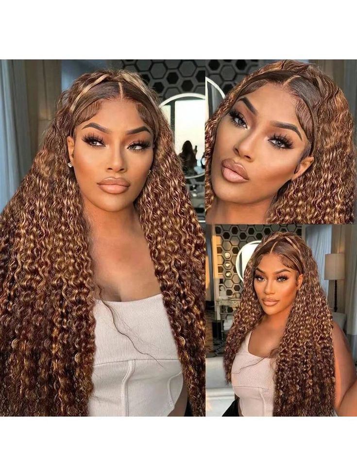 Celebrity Inspired-300% Density 30 Inch 13x5 HD Lace Ombre Loose Deep Wave Wig