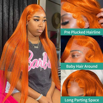 Straight Ginger Full Lace Front Wig