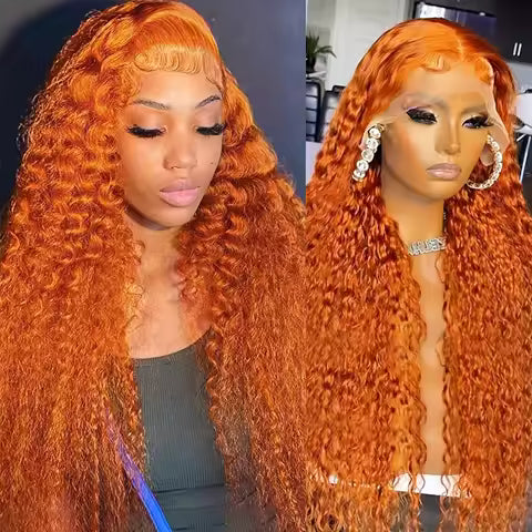 Curly Ginger 13x4 Lace Front Wig