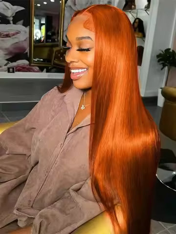 Straight Ginger Full Lace Front Wig