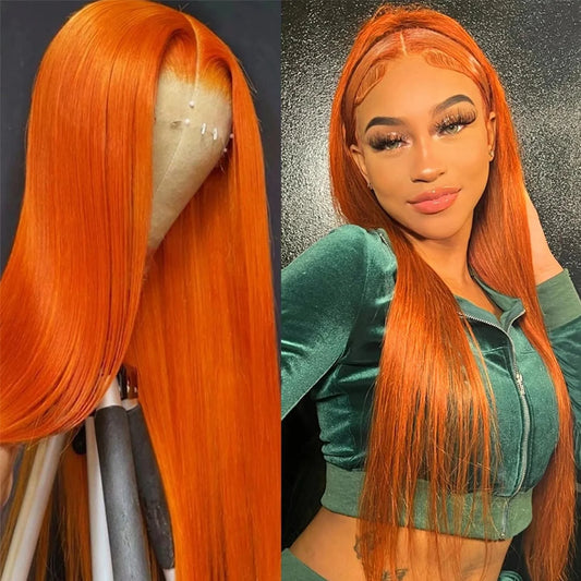 Straight Ginger 13x6 Lace Front Wig