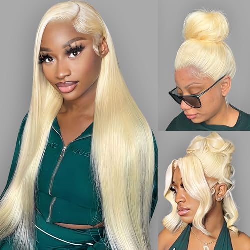 Pure 613 Blonde HD Lace Wig | Silky Straight with Baby Hair & Natural Hairline | Glemae