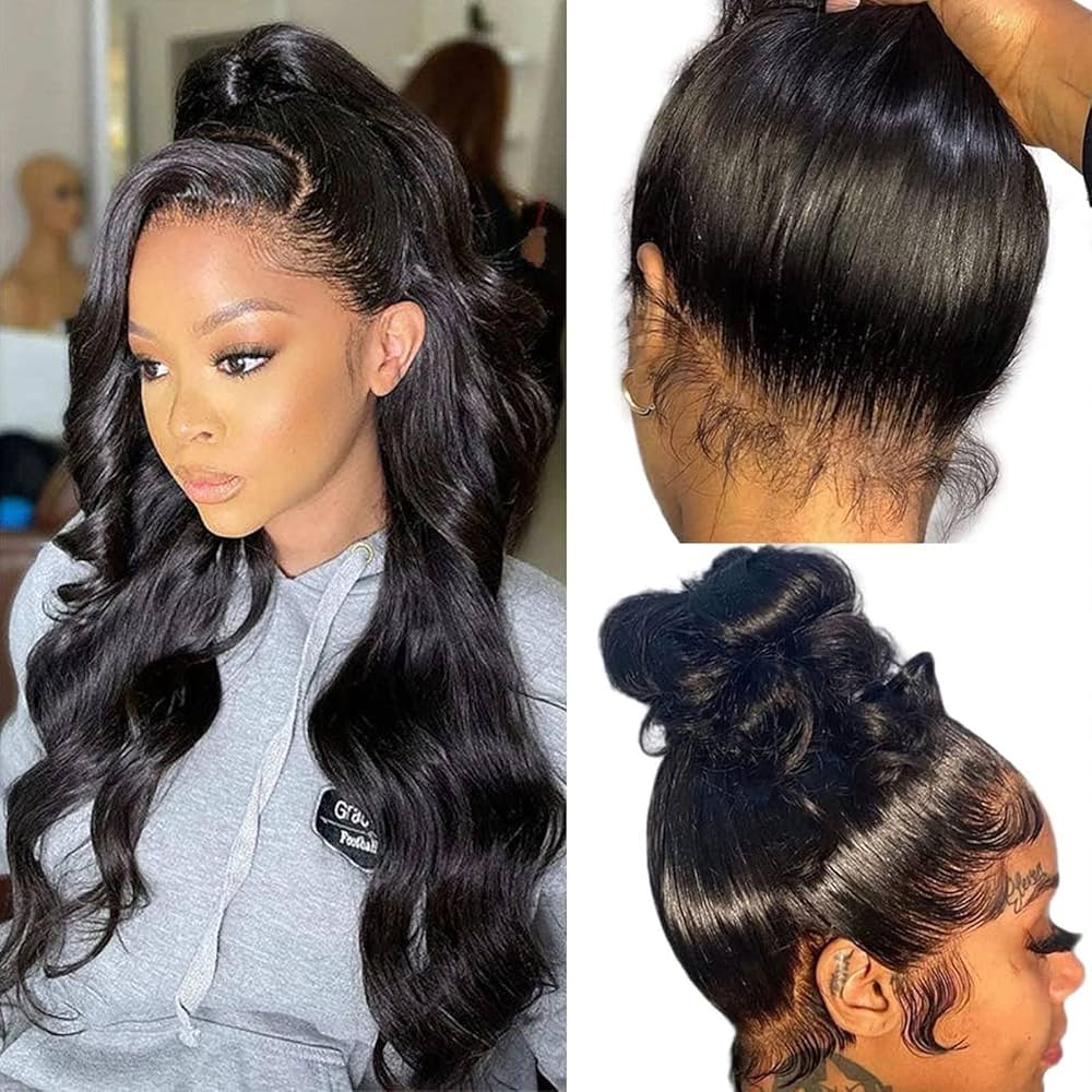 Ready To Wear 360 Lace Wig | Body Wave Human Hair | Glueless & Invisible Drawstring | Glemae