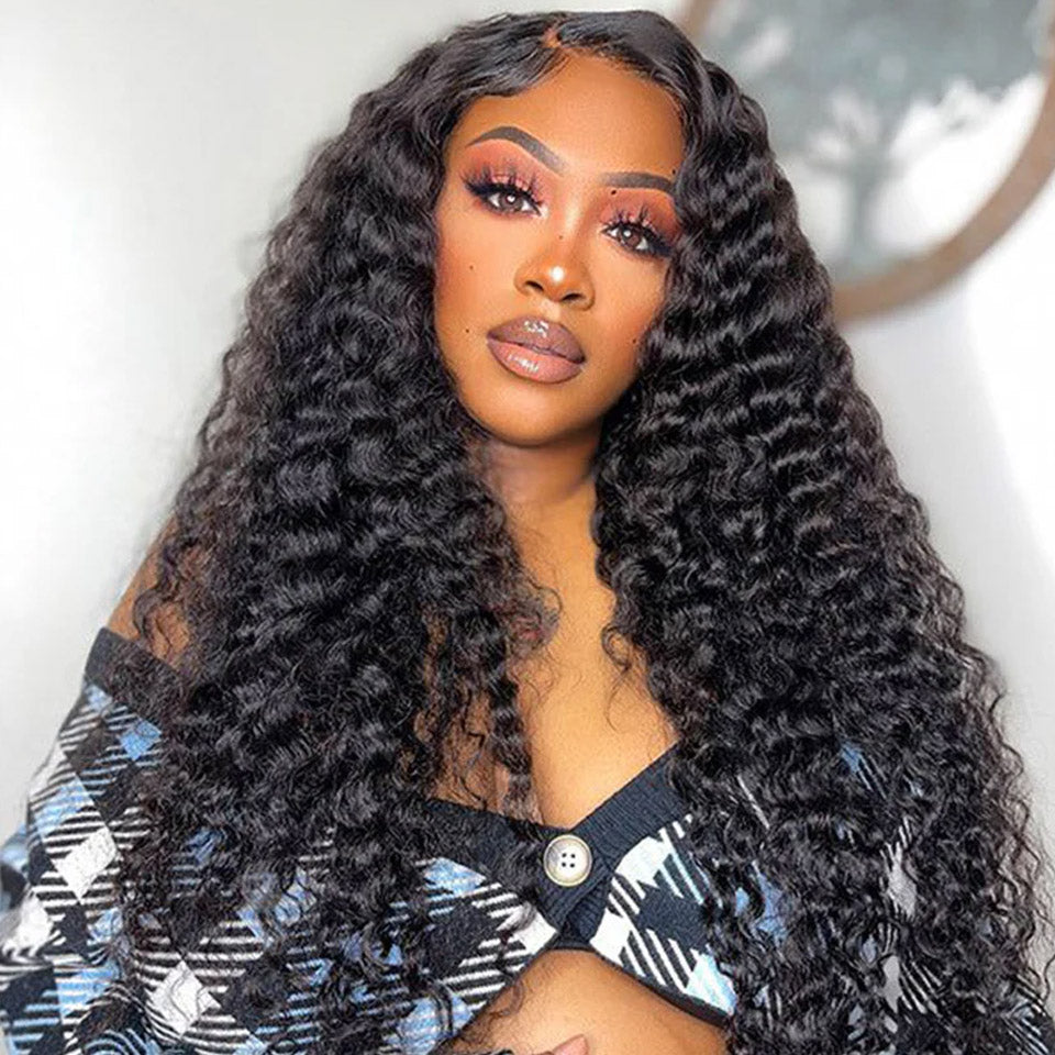 PreMax 13x6 HD Lace Front Wig | Water Wave Human Hair | Natural Hairline & Glueless | Glemae
