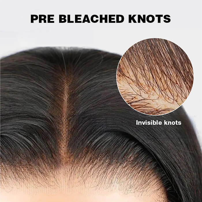 2025 Upgraded 13x4 HD Lace Front Wig | Bleached Single Knots & Invisible Hairline | Glemae