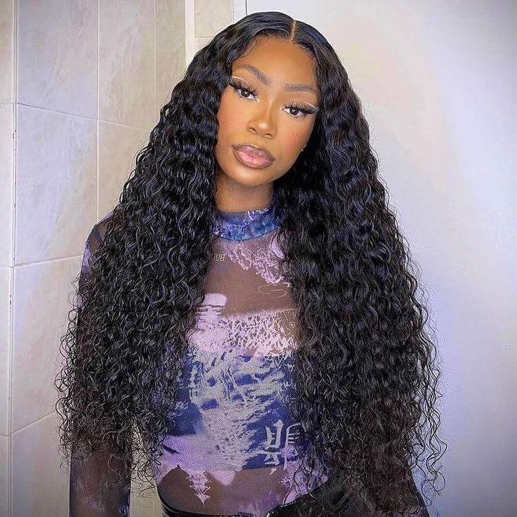 Deep Wave 5x5 Lace Closure Wig | 13x4 Real Human Hair | Glueless & Pre-Cut | Glemae