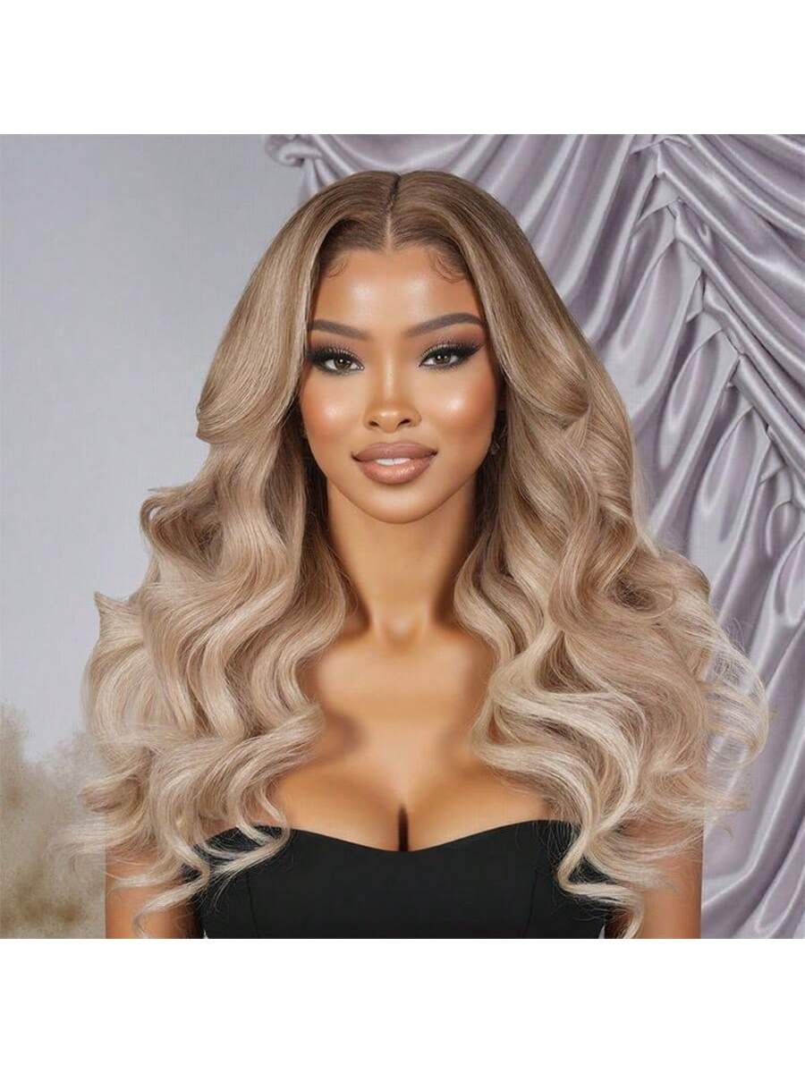 Ombre Blonde 13x6 Lace Front Wig - Lagos Hairline Loose Body Wave Human Hair | Glemae